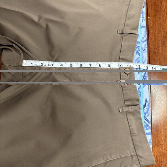 Tommy Bahama Boracay Flat Front Chino Pants Tencel Blend Men's 38x34 Dark Gray - Picture 12 of 13